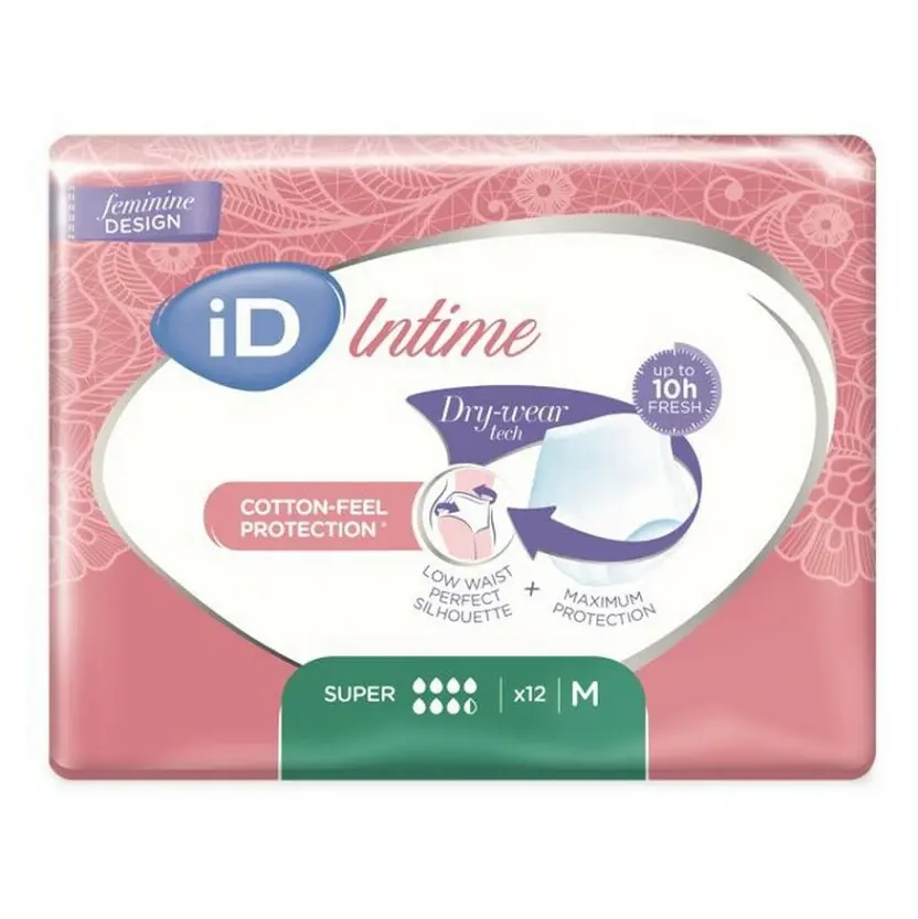 9873_ID PANTS INTIME SUPER PLENKOVE KALHOTKY NAVLEKACI VEL. M, BOKY 80-120 CM, 1395 ML, 12 KS